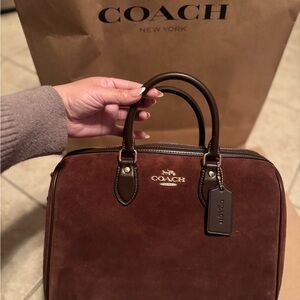 Coach Rowan Large Suede
